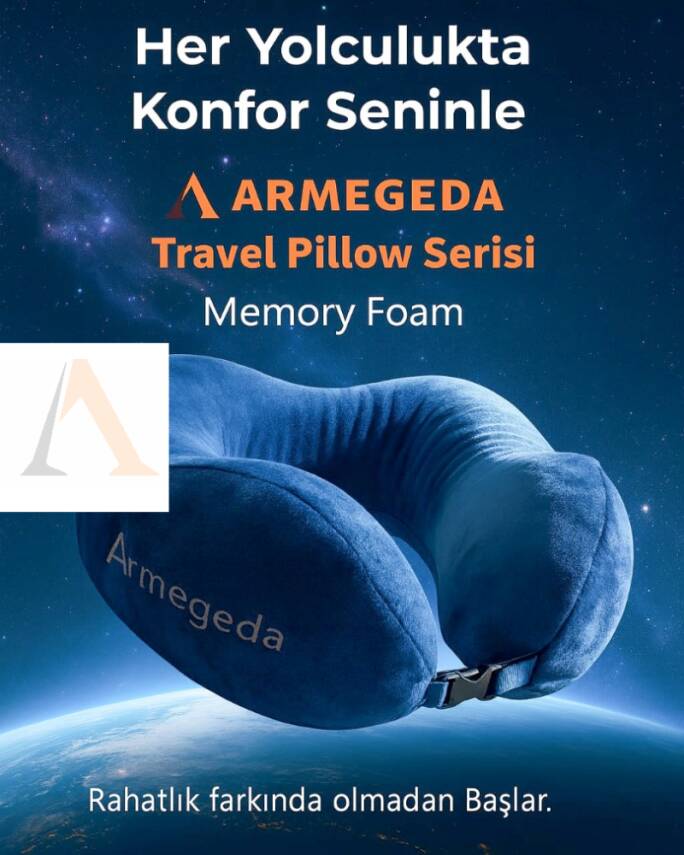 İndigo Memory Foam Boyun Destekli Seyahat Yastığı – U Şekilli - 1