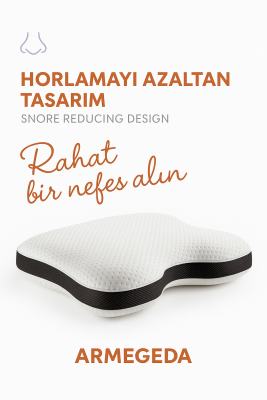 Armegeda Visco, Horlama, Azaltıcı, yastık, Rahat, Uyku, Orapedik, Vas 01 (1)