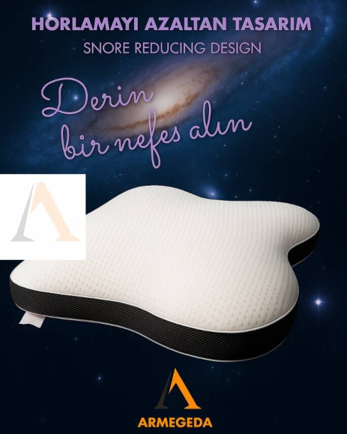 Armegeda Visco, Horlama, Azaltıcı, yastık, Rahat, Uyku, Orapedik, Vas 01 - 1