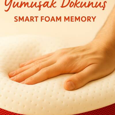 Armegeda Visco Kelebek Yastık Rahat Uyku Horlama Yastığı Profesyonel VBK01 - 5