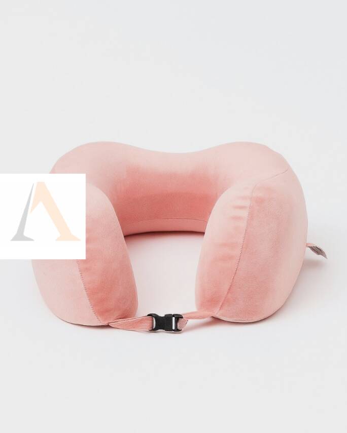 Armegeda Visco, Seyahat, Boyun, Yastığı, Rahat, Uyku, PEMBE, kadifemsi - 3