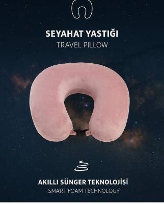 Armegeda Visco, Seyahat, Boyun, Yastığı, Rahat, Uyku, PEMBE, kadifemsi