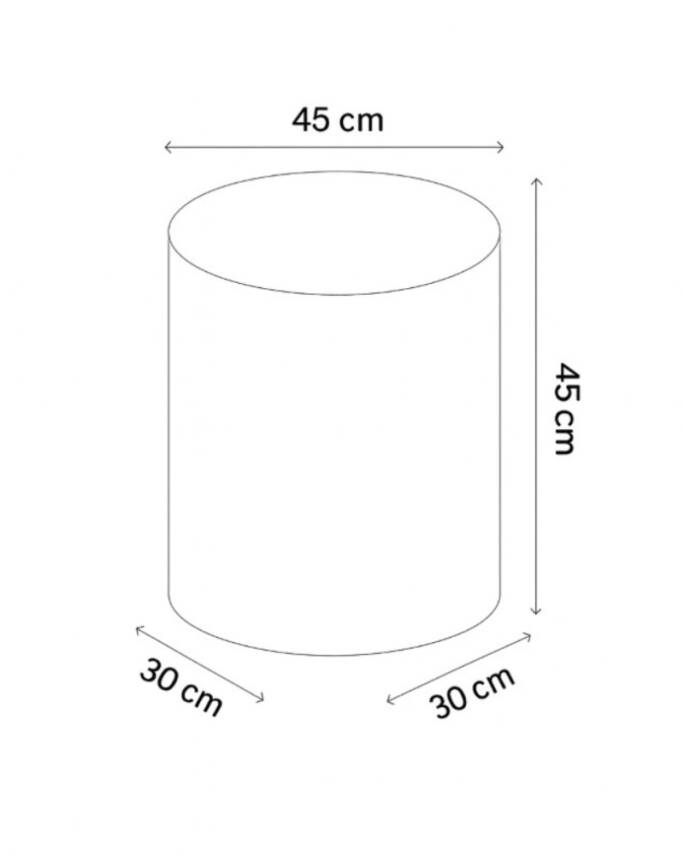 Yuvarlak Puf Babyface Kahve 04 - Modern Dekoratif Oturma Pufu Rahat Şık Tasarım - 4