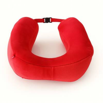 Armegeda Kirmizi Memory Foam Boyun Destekli Seyahat Yastigi – U Sekilli - 3