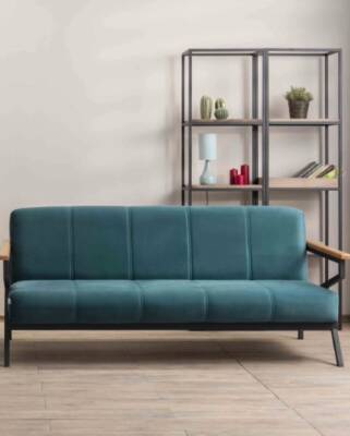 Futon Robin Modern Koltuk Takımı – Ahşap Kollu, Şık ve Konforlu Kanepe 