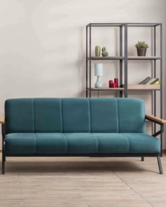Futon Robin Modern Koltuk Takımı – Ahşap Kollu, Şık ve Konforlu Kanepe  - 1