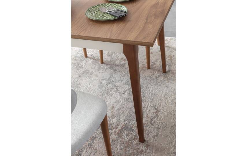 Ada Yemek Odasi Takimi | Modern Beyaz ve Ahsap Tasarim – Armegeda - 7