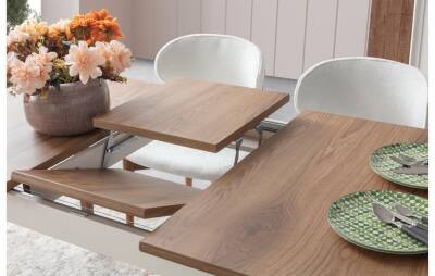 Ada Yemek Odasi Takimi | Modern Beyaz ve Ahsap Tasarim – Armegeda - 9