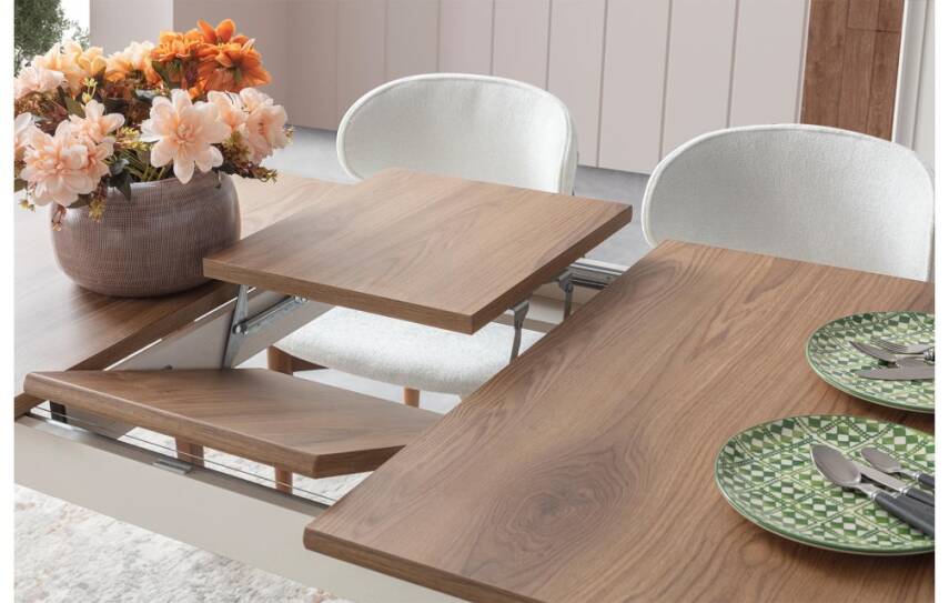 Ada Yemek Odasi Takimi | Modern Beyaz ve Ahsap Tasarim – Armegeda - 9