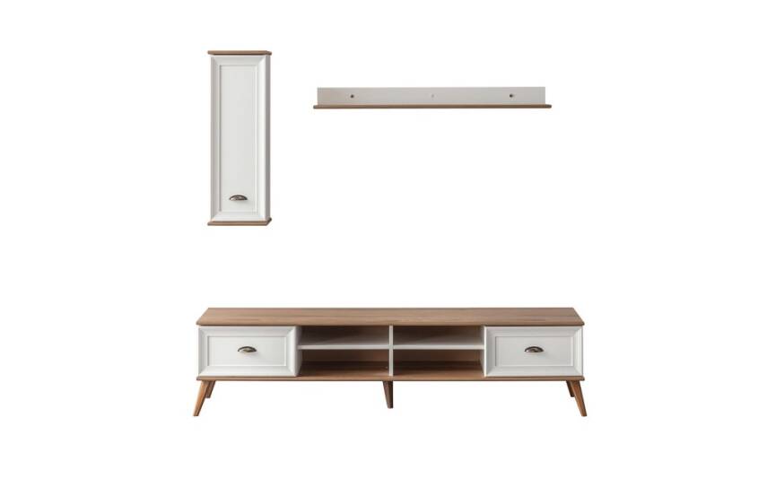 Ada Yemek Odasi Takimi | Modern Beyaz ve Ahsap Tasarim – Armegeda - 10