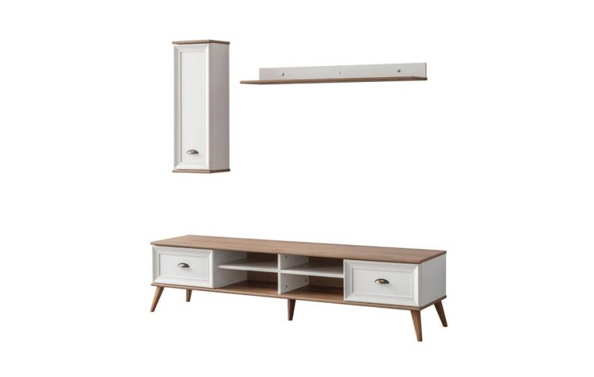 Ada Yemek Odasi Takimi | Modern Beyaz ve Ahsap Tasarim – Armegeda - 11