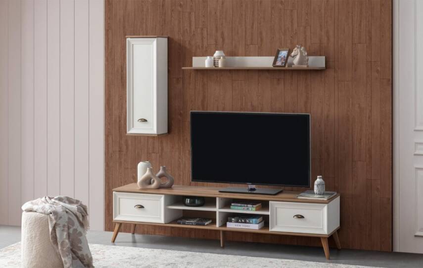 Ada Yemek Odasi Takimi | Modern Beyaz ve Ahsap Tasarim – Armegeda - 12