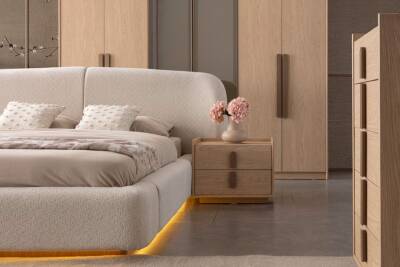 Asya Yatak Odası Takımı – Modern Ahşap Tasarım, Fonksiyonel Gardırop ve Sık Karyola  - 9