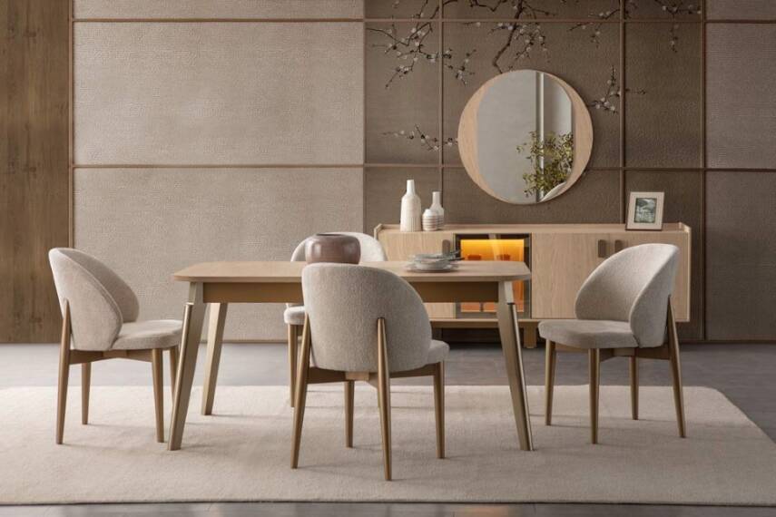 Asya Yemek Odasi Takimi | Modern Ahsap ve Konsollu Tasarim – Armegeda - 4