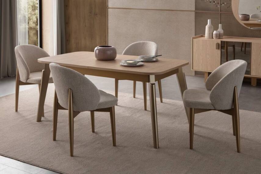 Asya Yemek Odasi Takimi | Modern Ahsap ve Konsollu Tasarim – Armegeda - 5