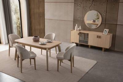 Asya Yemek Odasi Takimi | Modern Ahsap ve Konsollu Tasarim – Armegeda - 6